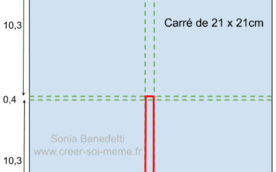 Tutoriel Pochette pour ranger masque journalier