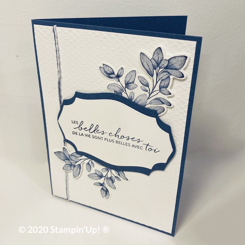 Carte de Nadia Lanceraux anet eure et loire stampin up chartres pacy sur eure mantes la jolie