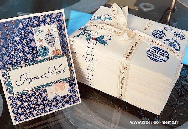 carte de noel et enveloppe assortie stampin'up normandie croix rouge française patients