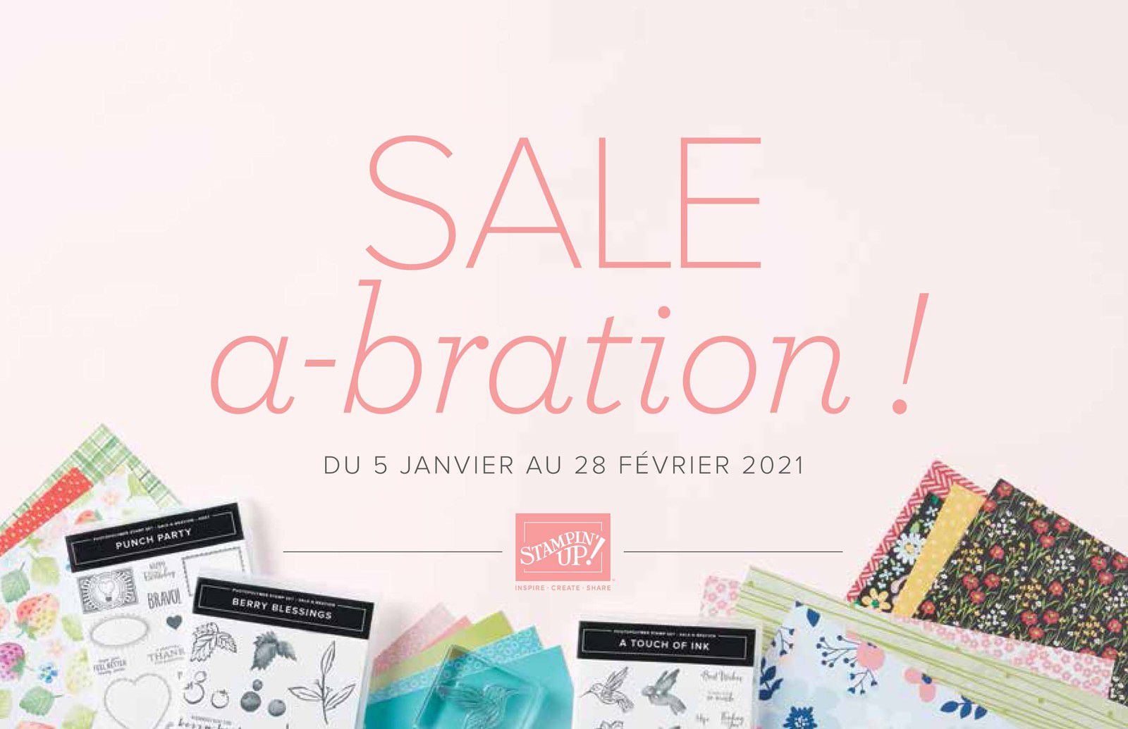 promotion sab sale a bration stampinup loisirs creatifs cadeaux gratuit scrap scrapbooking france normandie eure calvados