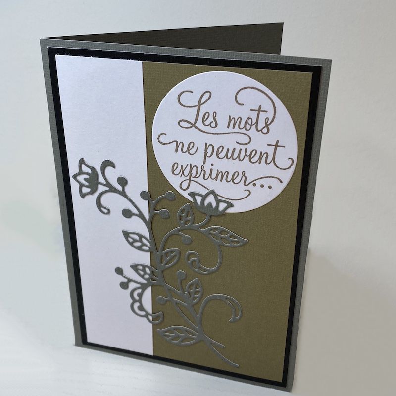 carte condoléance stampin up chrystèle france normandie eure seine maritime