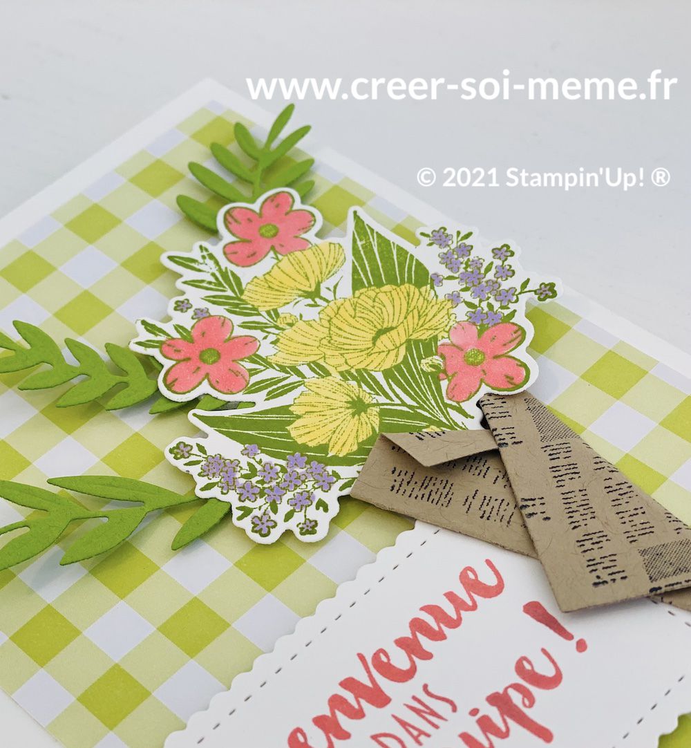 156218 lot Bouquet de souhaits stampin up papier journal fleur scrap loisirs créatifs
