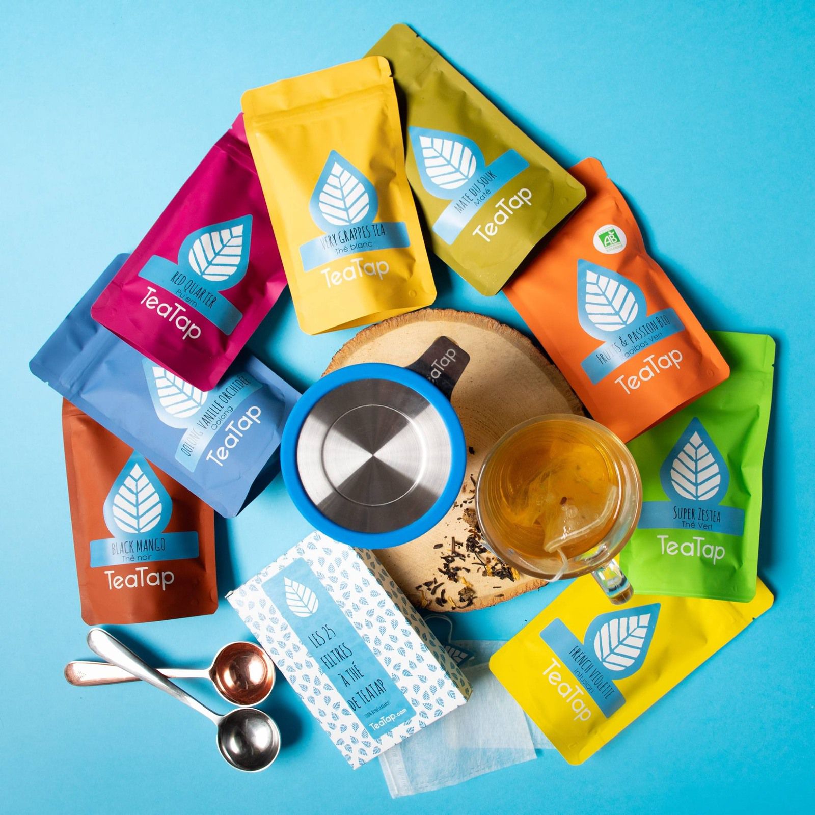 teatap thé tisane teal overs thé agriculture biologique maté matcha mangue france normandie eure ile de france Lille alsace lorraine thé vert