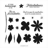 154382 Set de tampons Tout en fleurs stampin up france fleurs scrapbooking printemps création papier