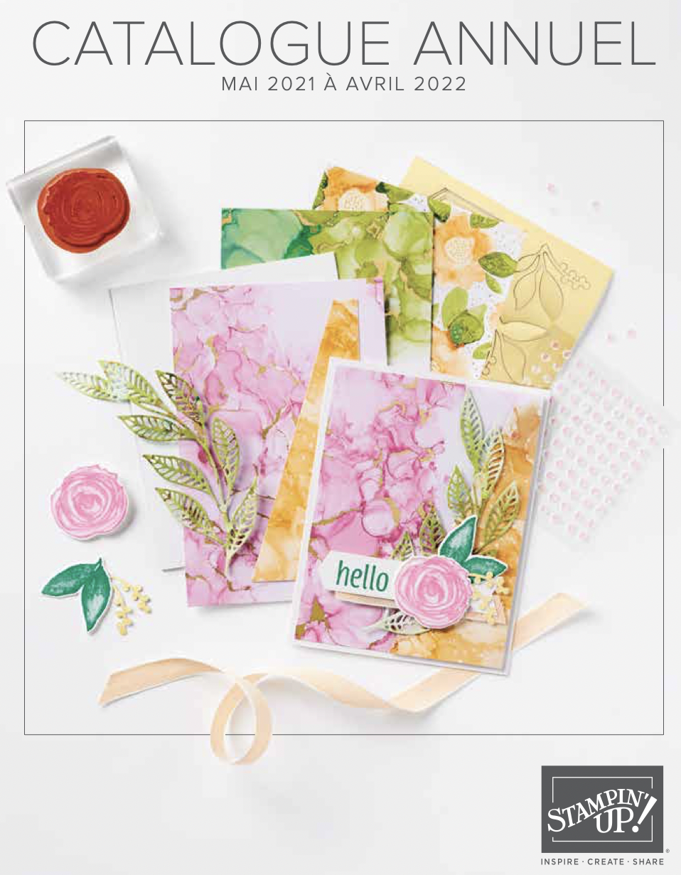 catalogue annuel stampin up 2021 2022 loisirs créatifs scrap scrapbooking carterie france normandie pas de calais nord demonstratrice fournitures diy