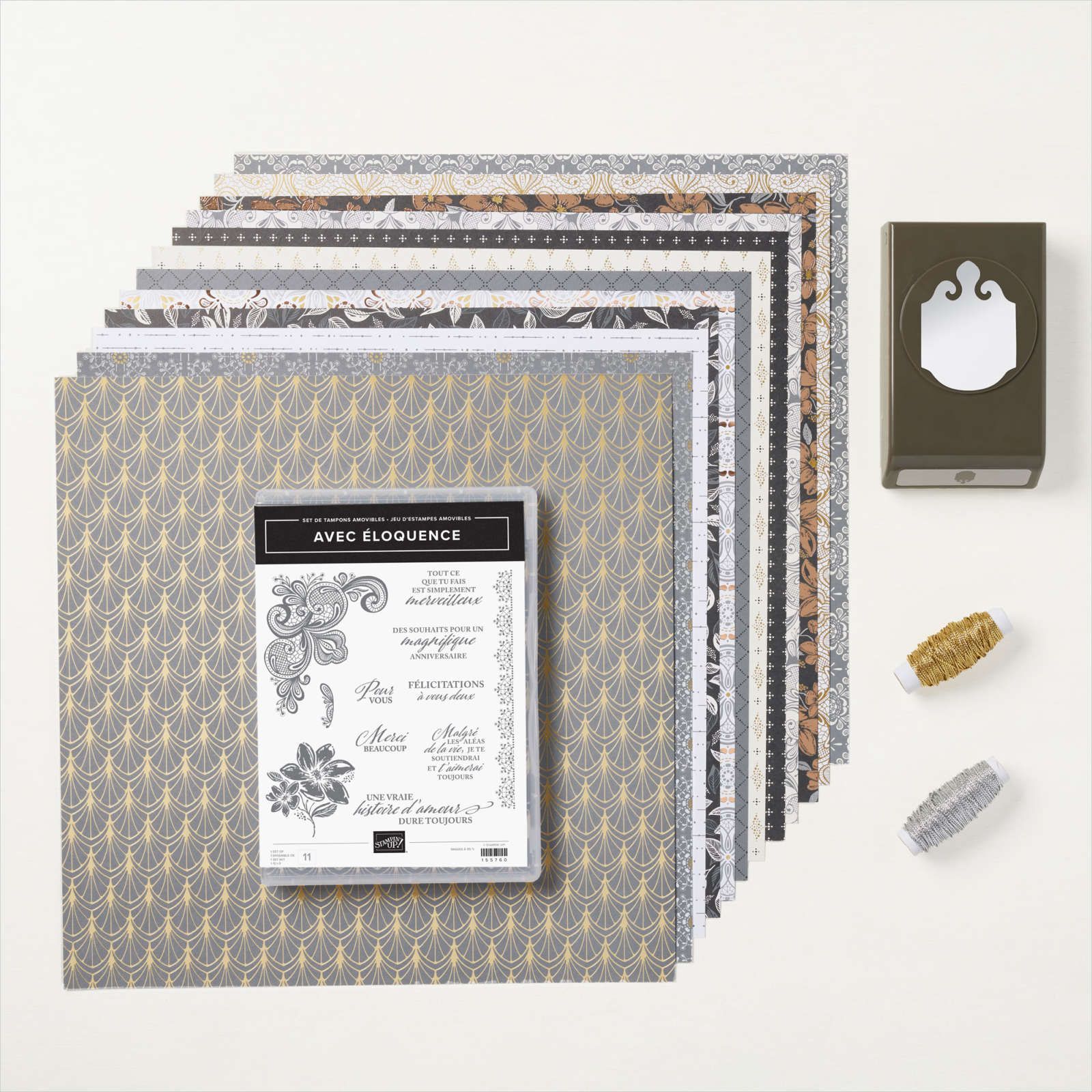 155765 collection L’éloquence simple stampin up scrap france loisirs créatifs mariage fête