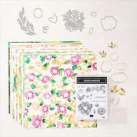 155460 collection Encre animée stampinup fleurs scrap carterie scrapbooking loisirs creatifs rose