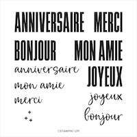 156897 Set de tampons Souhaits en grand anniversaire joyeux stampin up