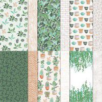 155696 papier de la série Design Plantes épanouies green stampin up vert cactus monstera