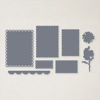 155560 poinçons Contours festonné stampin up fleur bordure choc carterie scrap scrapbooking