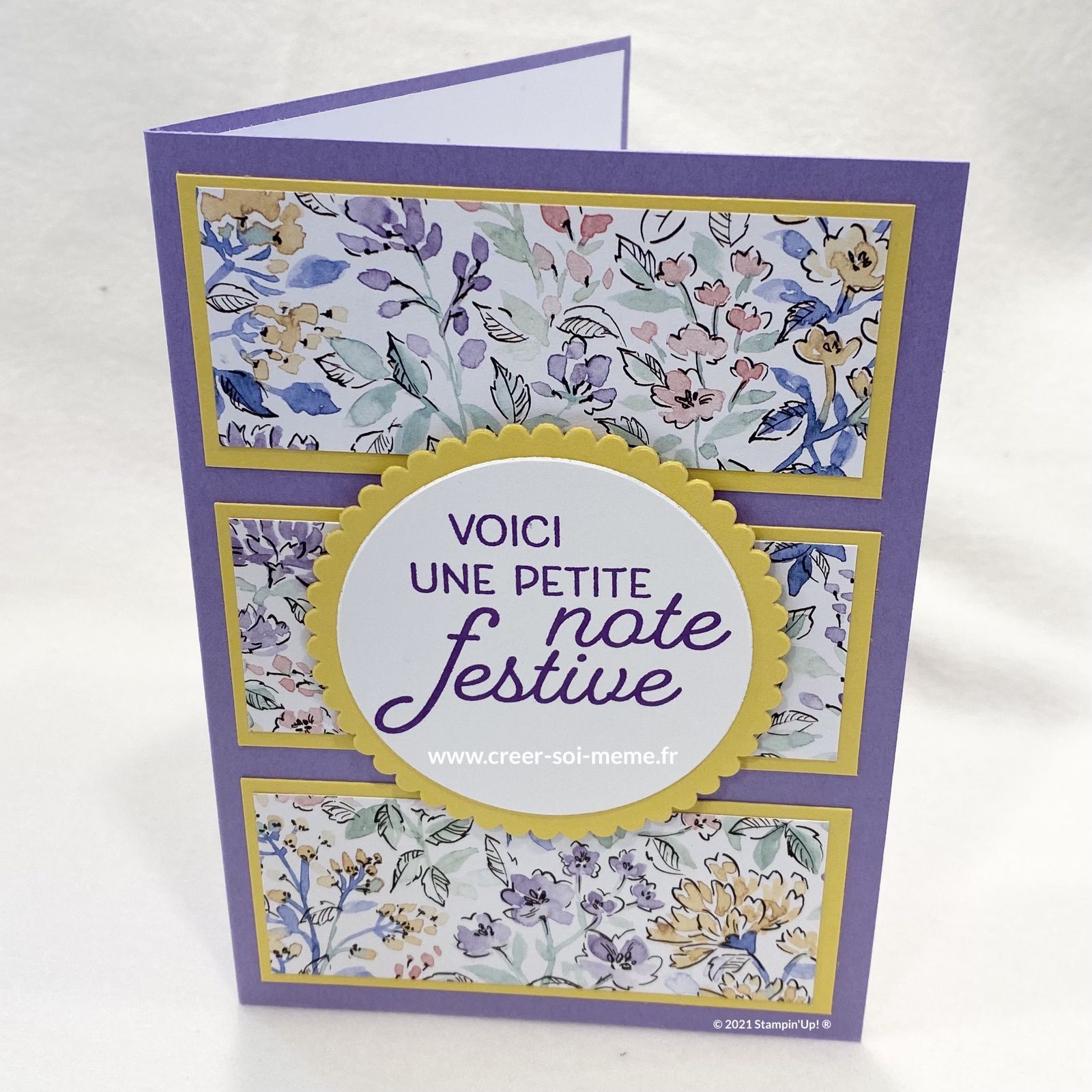 papier stampin up croquis au jardin fleurs plantes cidre a la cannelle fleur de cerisier horizon de bruyères narcisses délice