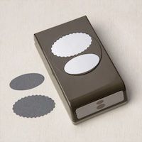 154242 Perforatrices deux ovales stampin up punch étiquette onglet création carterie album