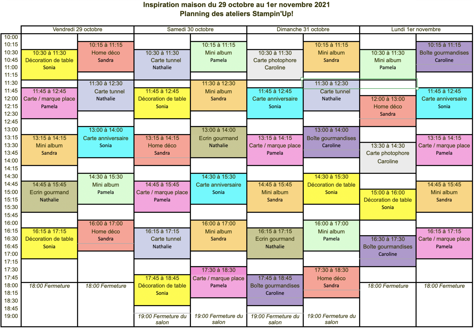 ateliers stampin up inspirations creatives nantes inspiration maison bien chez soi 2021 loisirs créatifs