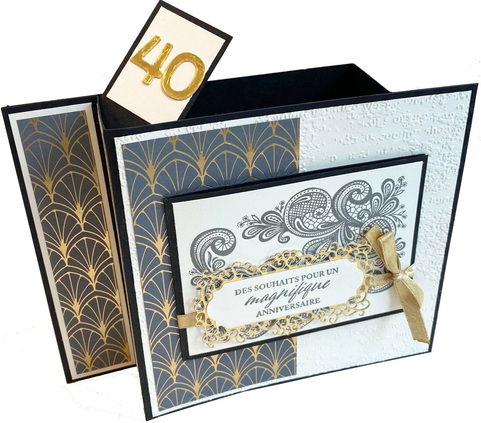 carte pop up anniversaire faire part stampin up fait mains nantes carquefou rennes pays de loire normandie bretagne