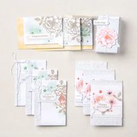 156973 kit de cartes tout compris Rose sentimentale