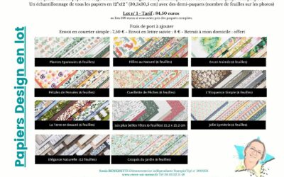 La foire aux papiers Stampin&rsquo;Up! de Sonia