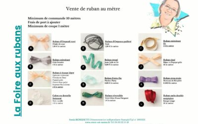 La foire aux rubans Stampin&rsquo;Up! de Sonia