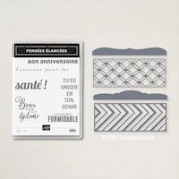 157796 lot Pensées élancées stampin up santé bravo pour ton diplôme bon anniversaire heureuse pour toi tu es unique