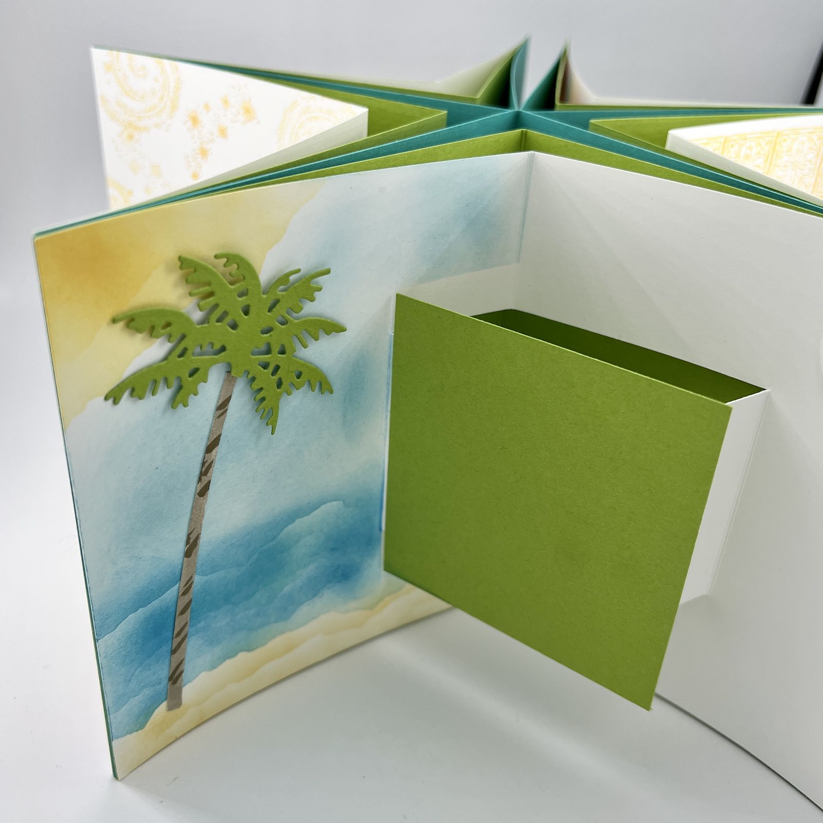 palmier stampin up decoupe die poinçon france 