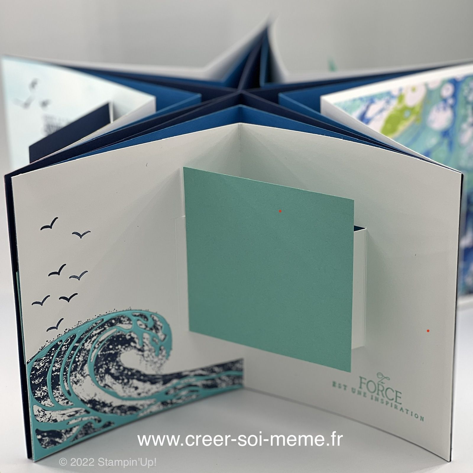 stampin'up vage maree desocupe poinçons die superposition scrap scrapbooking carterie