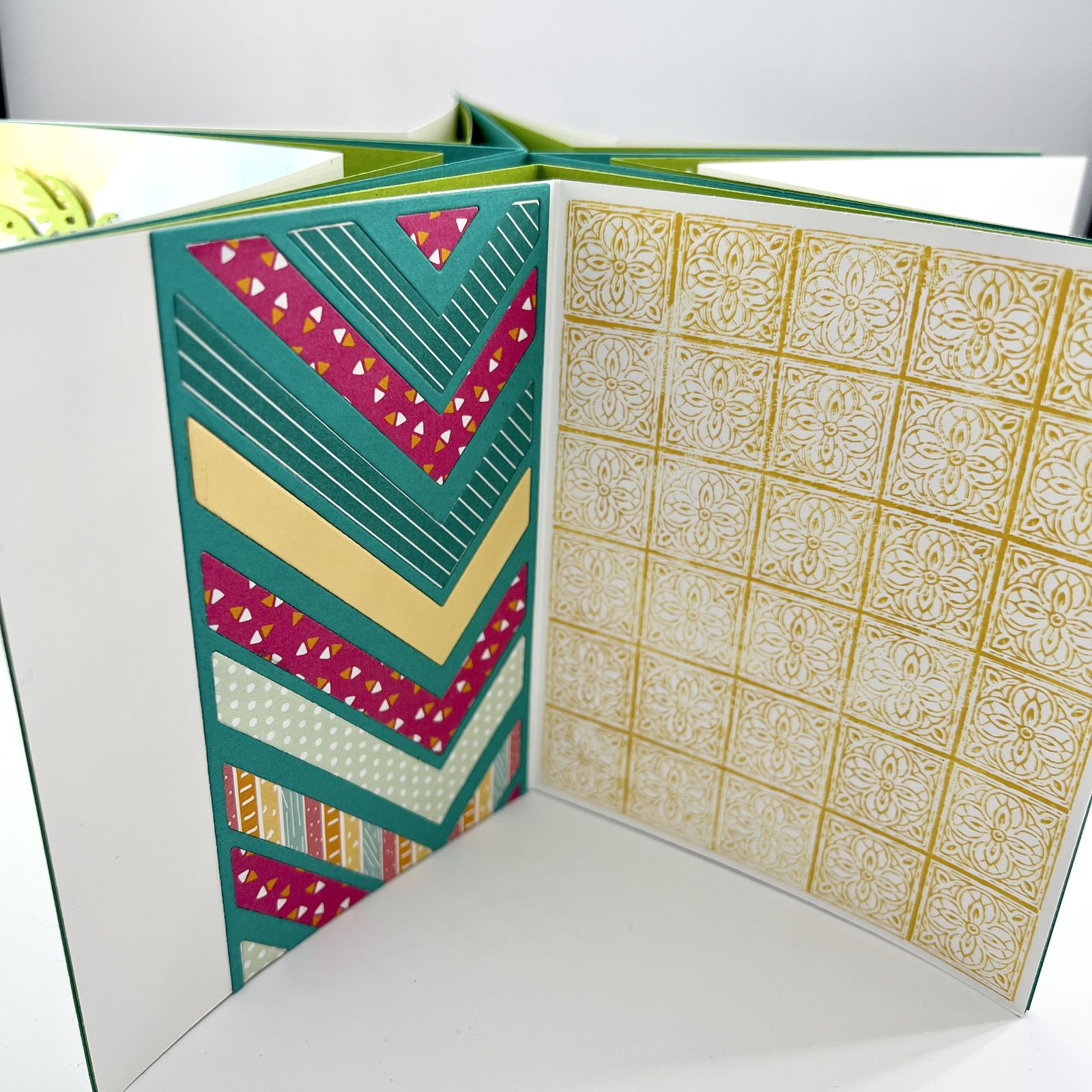 decoupe stampinup carte 157965 poinçons Carte étroite