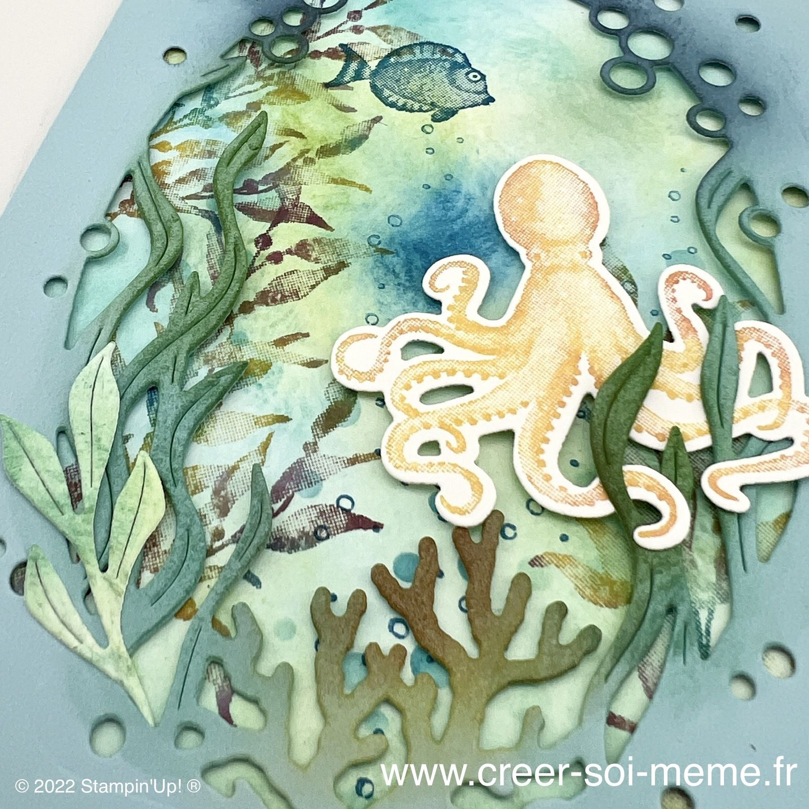 lot ocean de bonheur stampinup scrap carterie mer grand large loisirs créatifs