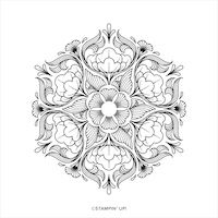 158930 tampon Pretty Medallion stampin up scrap mandala coloriage zen france normandie demonstratrice sonia