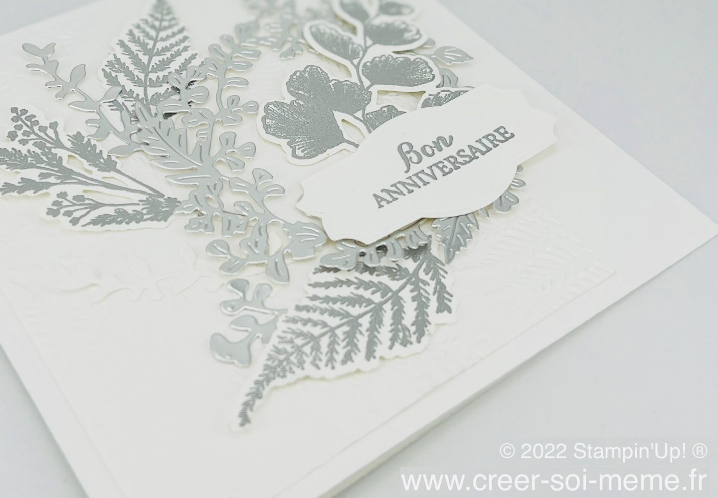 carte anniversaire stampin up nature champêtre 