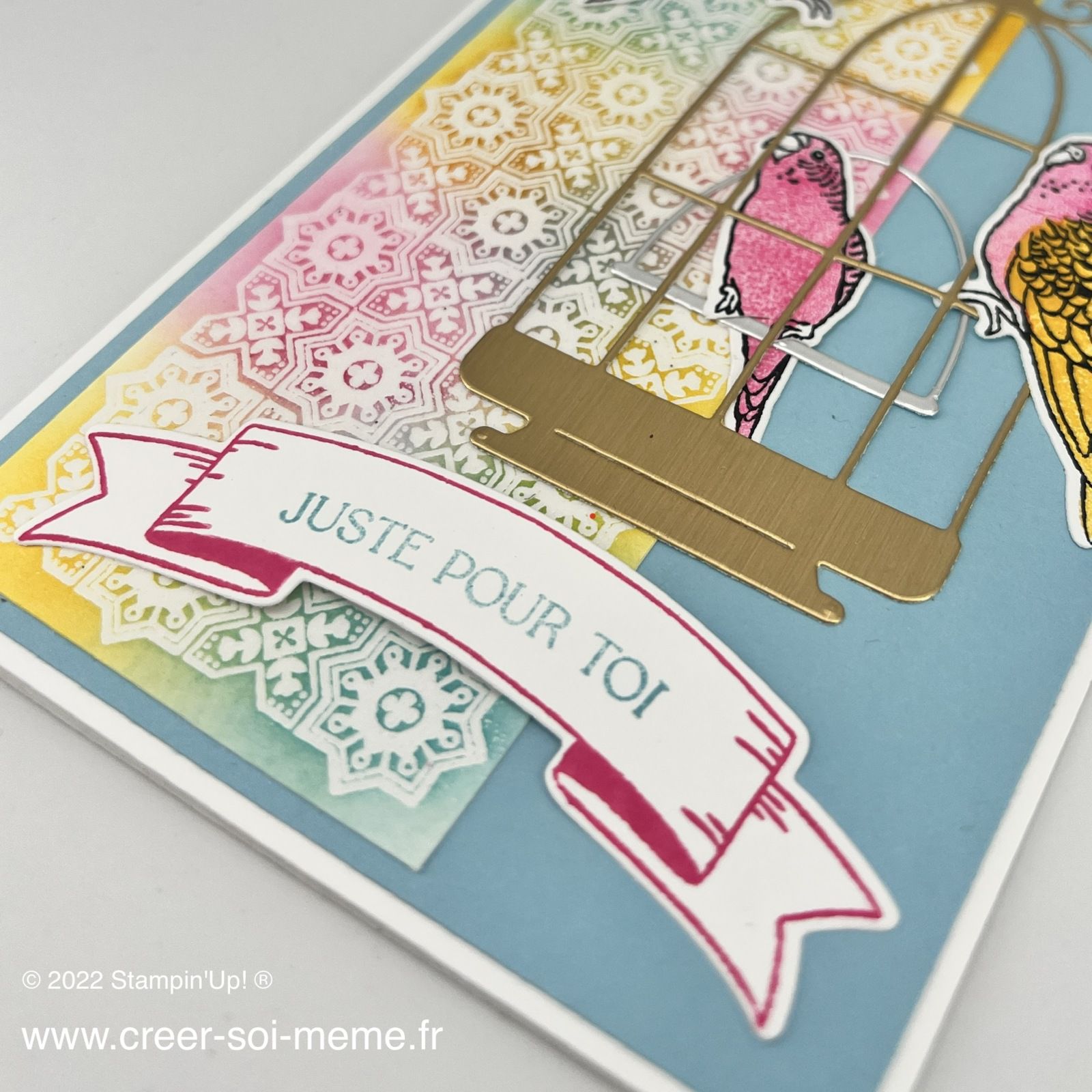 banderoles de noel étiquette stampin up 159576