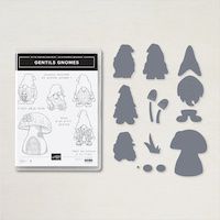 lot Gentils gnomes set de tampons poinçons  stampin up 159627