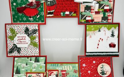 Une couronne de Noël 100% Stampin&rsquo;Up!