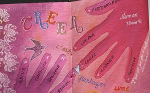 journal art page 2 detail