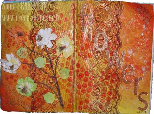 journal art sonia 05-01-13 - flowers