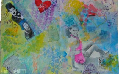 Mon art journal – Charlie Chaplin et la pin&rsquo;up!