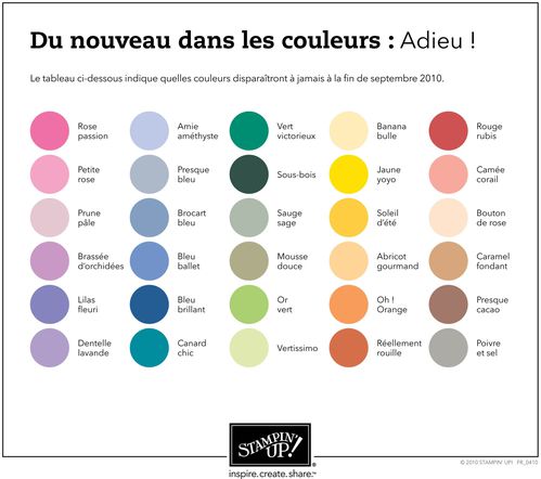 les couleurs su adieu