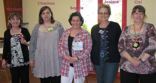 les gagnantes du challenge badges