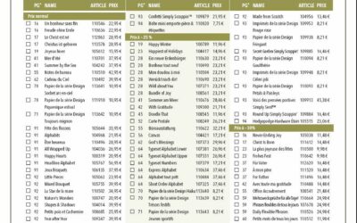 La liste de la dernière chance est sortie -25% -50%…