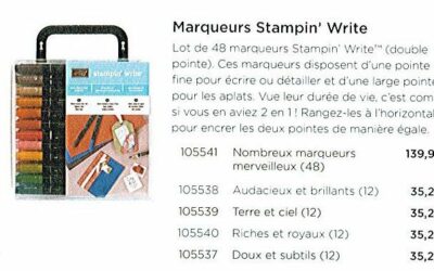 Marqueurs Stampin’Write