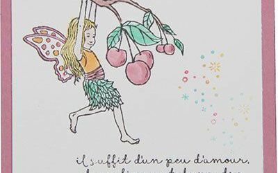 Une petite fée avec de la poudre de perlimpinpin