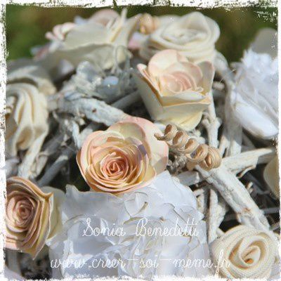 Un bouquet de mariée 100% fait mains