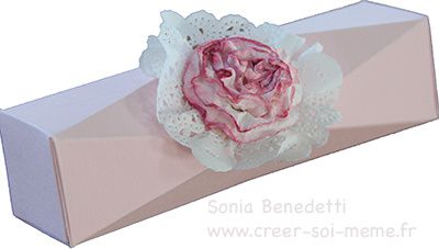 boite diamant en longueur décoration de table