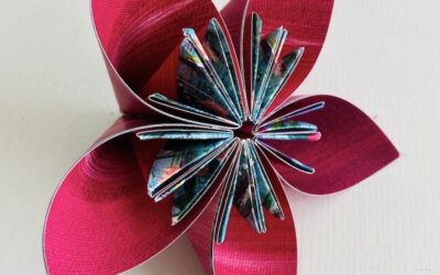 5/7 astuce fleur: fleur en origami