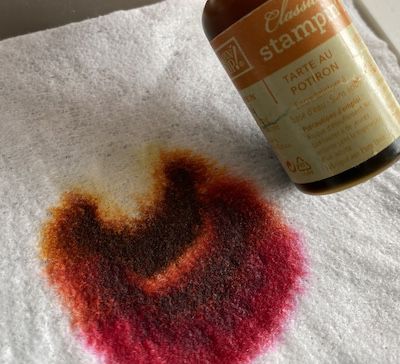 dégradé avec des encres liquides stampin up