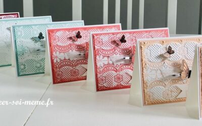 Un plioir à gaufrage, de l&rsquo;encre….