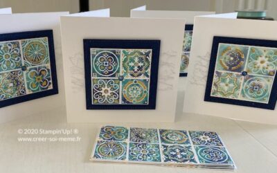 Tutoriel Stamparatus et encres liquides avec lingette bébé