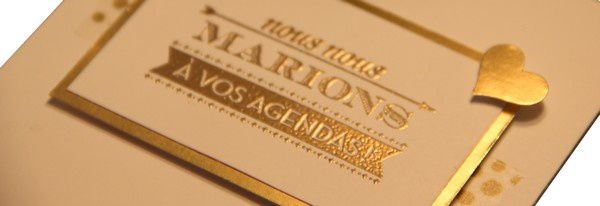 Décoration pour un mariage en Or!