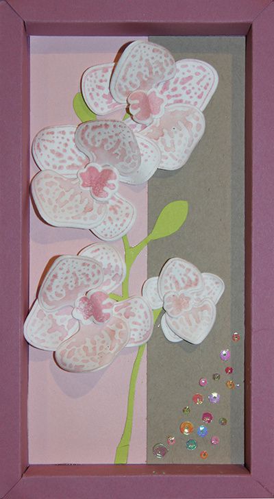 Tableau d'orchidées