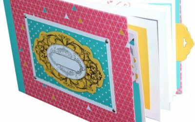 Mini album waterfall caléidoscope