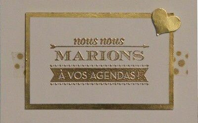 Décoration pour un mariage en Or!