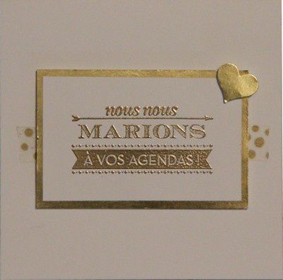 Décoration pour un mariage en Or!